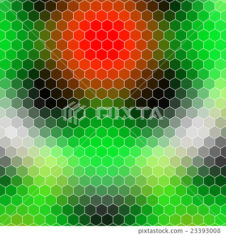 honeycomb - colored abstract geometric hexagon 23393008