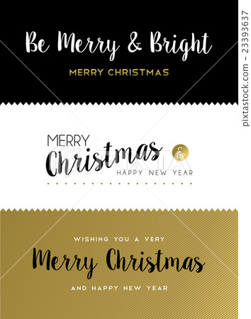 Christmas and new year gold lettering set Christmas and new year gold lettering set 23393637