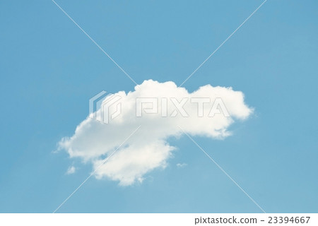 Beautiful soft white clouds against blue sky 23394667