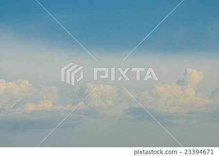 Beautiful soft white clouds against blue sky 23394671