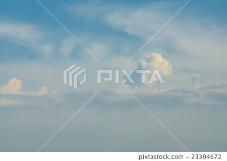 Beautiful soft white clouds against blue sky 23394672