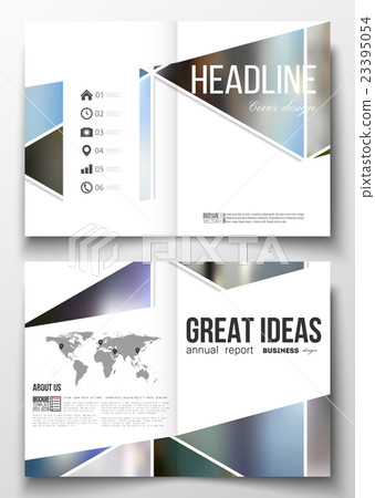 Set of business templates for brochure, magazine Set of business templates for brochure, magazine 23395054