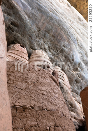 Troglodyte village, Burkina faso 23395230