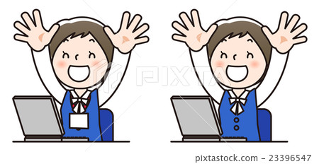 女性員工 - 個人電腦 23396547