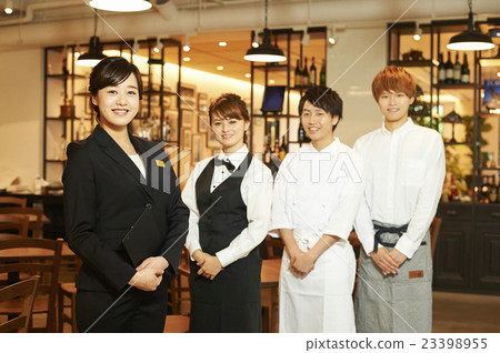 Restaurant Shooting Cooperation Tenoha Daikanyama Stock Photo