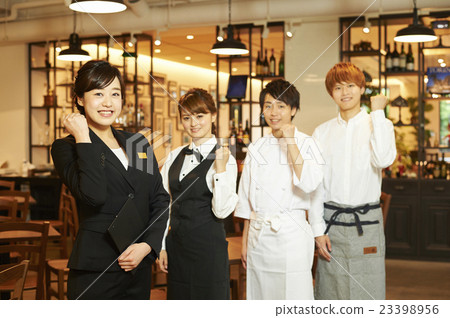 Restaurant Shooting Cooperation Tenoha Daikanyama Stock Photo