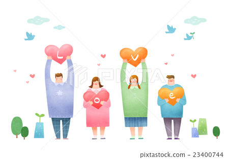 group, love, man - Stock Illustration [23400744] - PIXTA