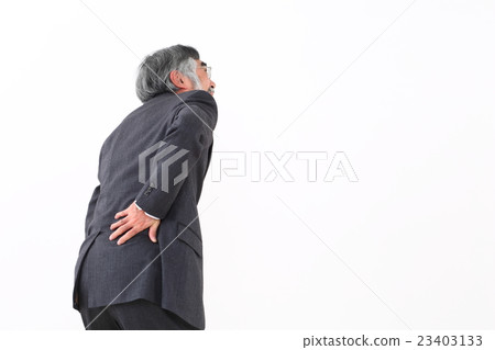 Senior Business Image Back pain Senior Business Image Back pain 23403133