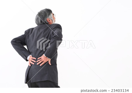 Senior Business Image Back pain Senior Business Image Back pain 23403134