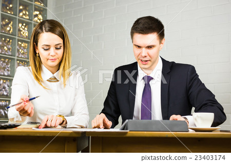 Business people working at the office 23403174