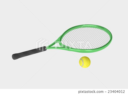 green tennis racket - Stock Illustration [23404012] - PIXTA