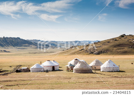 Yurta- traditional dwelling of xinjiang people 23404815