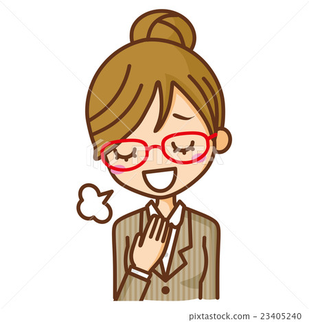 Business glasses business woman security 23405240
