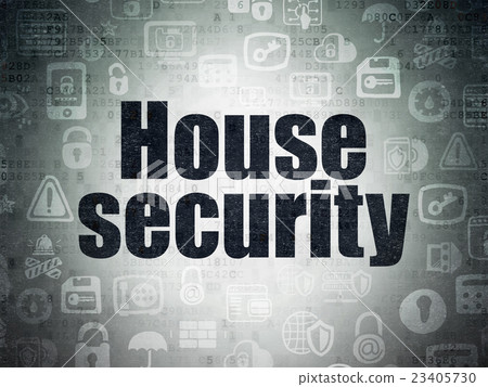 Security concept: House Security on Digital Data 23405730