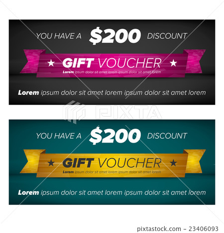 Gift voucher design 23406093