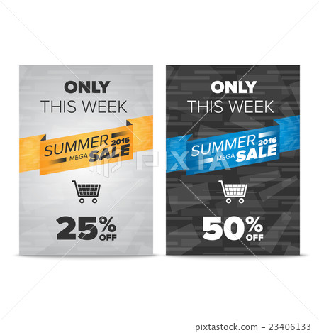 Summer Sale flyer template 23406133