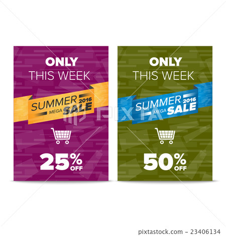 Summer Sale flyer template 23406134