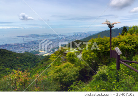 Kobe City in Mount Rokko Kobe City in Mount Rokko 23407102