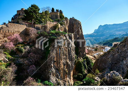 Guadalest castle. Spain 23407347