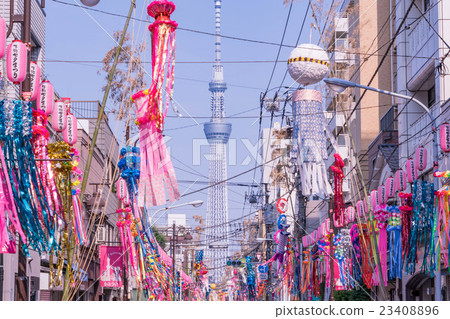 Asakusa Kappa Bridge Main Street Shimomachi Tanabata Festival 23408896