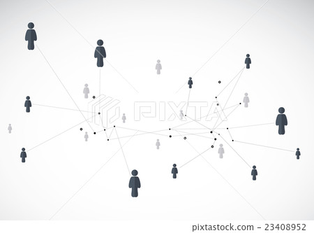 Abstract human connection. - Stock Illustration [23408952] - PIXTA