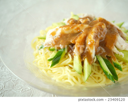 粘雞肉麵（水平位置向上） 23409120