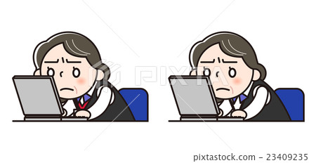 Female staff - Personal computer 23409235