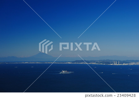 Fuji seen from saw mountain 23409428