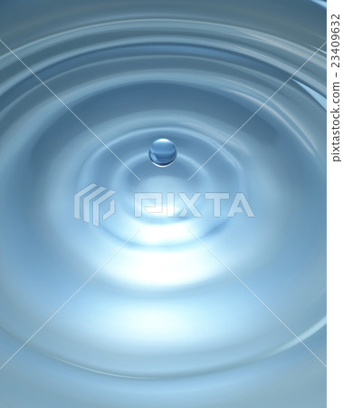 Water droplets and ripples 23409632