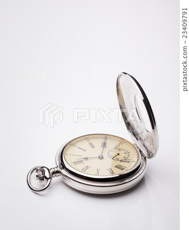 Pocket watch on white background Pocket watch on white background 23409791