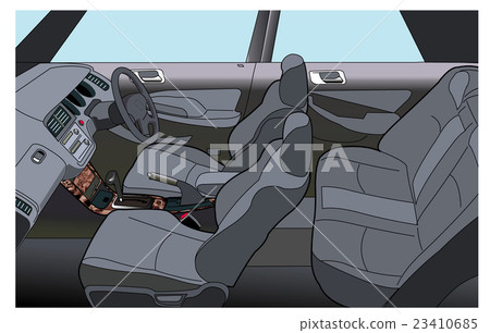 Inside the car 23410685