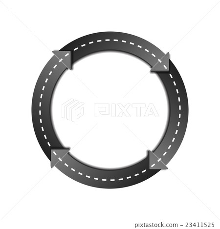 Circles Arrow Road 23411525