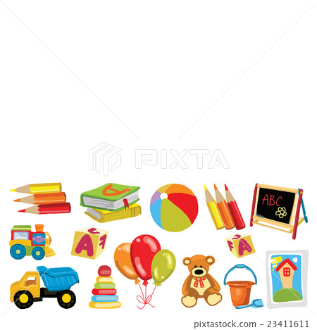 Kindergarten Play and study Vector images Kindergarten Play and study Vector images 23411611