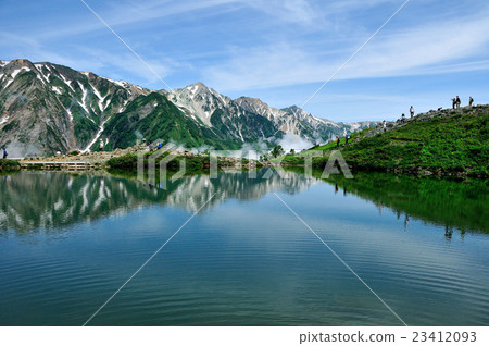 長野縣白馬村Natsuyama Happoone攀登Hakuba Miyama和Happo Pond 23412093