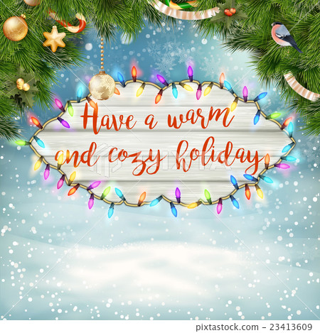 Christmas hand drawn design. EPS 10 23413609