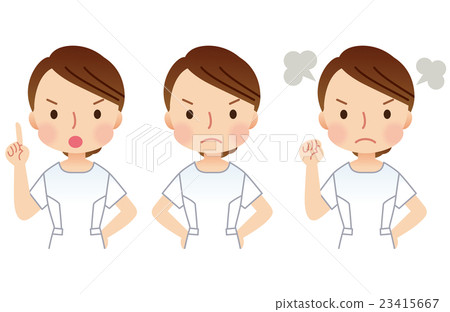 美學家女性面部表情姿勢 23415667