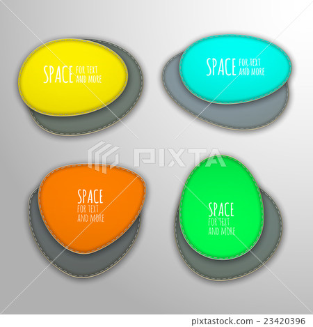 vector patch banners 23420396