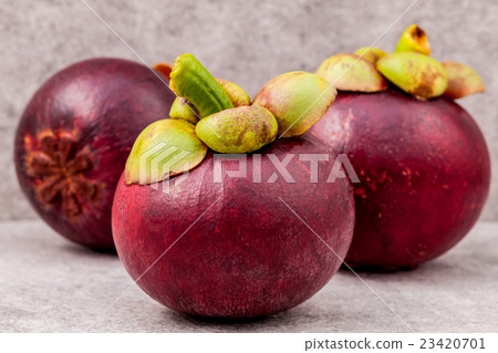 Mangosteens Queen of thai fruits.  23420701