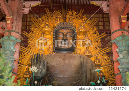Daibutsu in the Daibutsu-den at Todaiji Temple 23421274