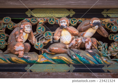three wise monkey -see no evil hear no evil speak three wise monkey -see no evil hear no evil speak 23421324