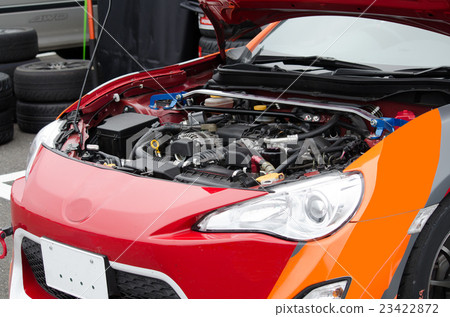 Endurance racing car (engine room) 23422872