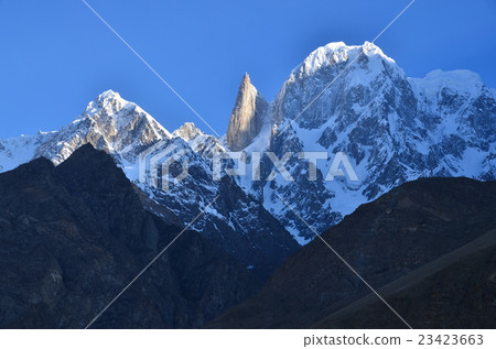 Pakistan Dawn's Hunza Light Lady Finger and Hunza Peak Inserted 23423663