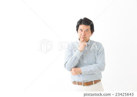 Middle aged man suffering 23425643