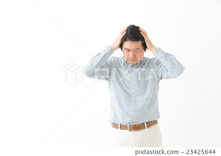 Troubled middle-aged man Troubled middle-aged man 23425644