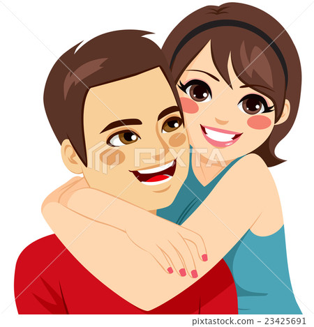Couple Love Embracing 23425691