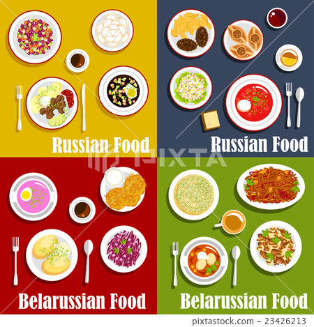 Russian and belarusian national cuisine Russian and belarusian national cuisine 23426213