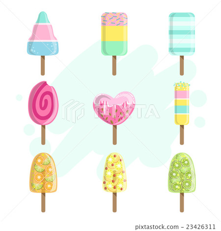 Ice Creams On Stick Collection Ice Creams On Stick Collection 23426311