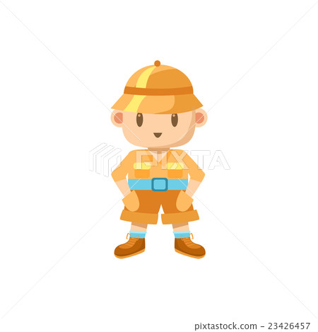 Little Boy Dressed For Safari 23426457