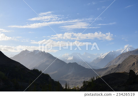 從巴基斯坦Hunza Duikel看見的美麗的山 23426519