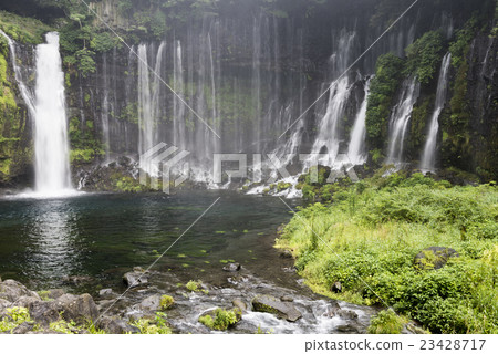 夏天Shiraito瀑布 夏天Shiraito瀑布 23428717